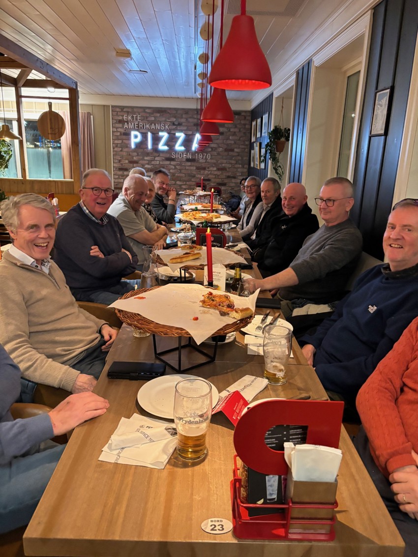Veterantreff på Peppes Pizza